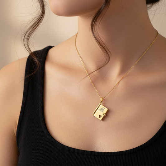 Grandmother's Letter Book Locket