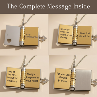 Grandmother's Letter Book Locket